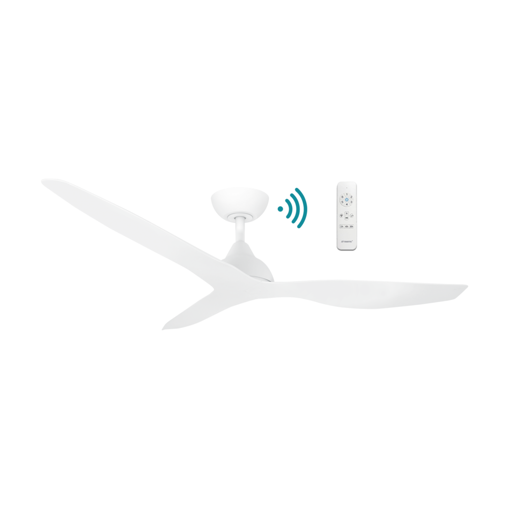 Martec Ceiling Fan Avoca Matt White 600 x 600px