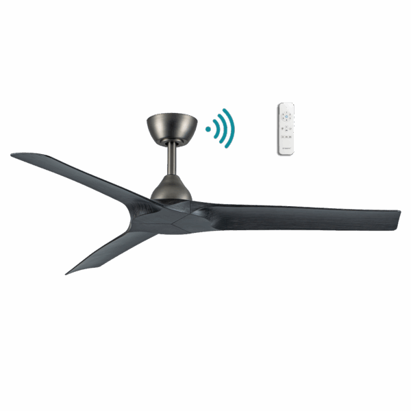 Alpine DC Ceiling Fan showing 1320mm Blade Sweep and 310mm Total Height Clearance