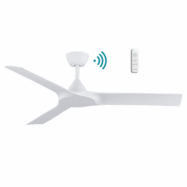 Alpine DC Ceiling Fan showing 1320mm Blade Sweep and 310mm Total Height Clearance
