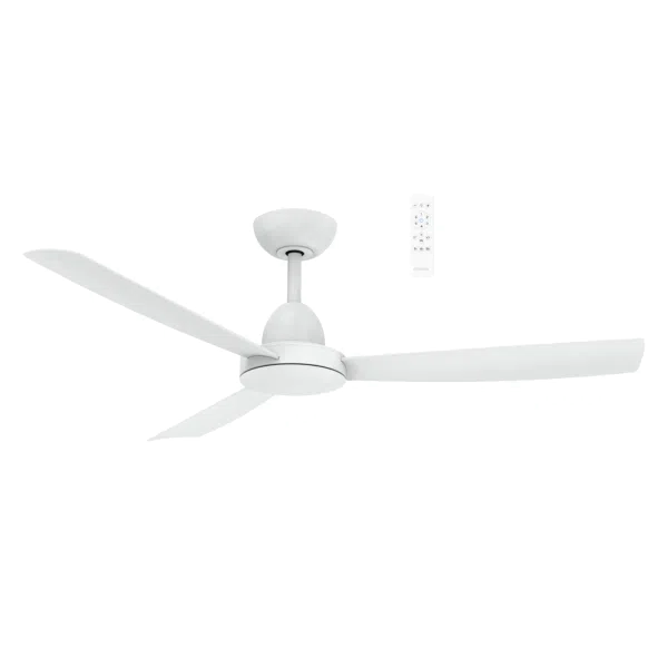 Zorro DC 48" Ceiling Fan With Remote Control Matt White
